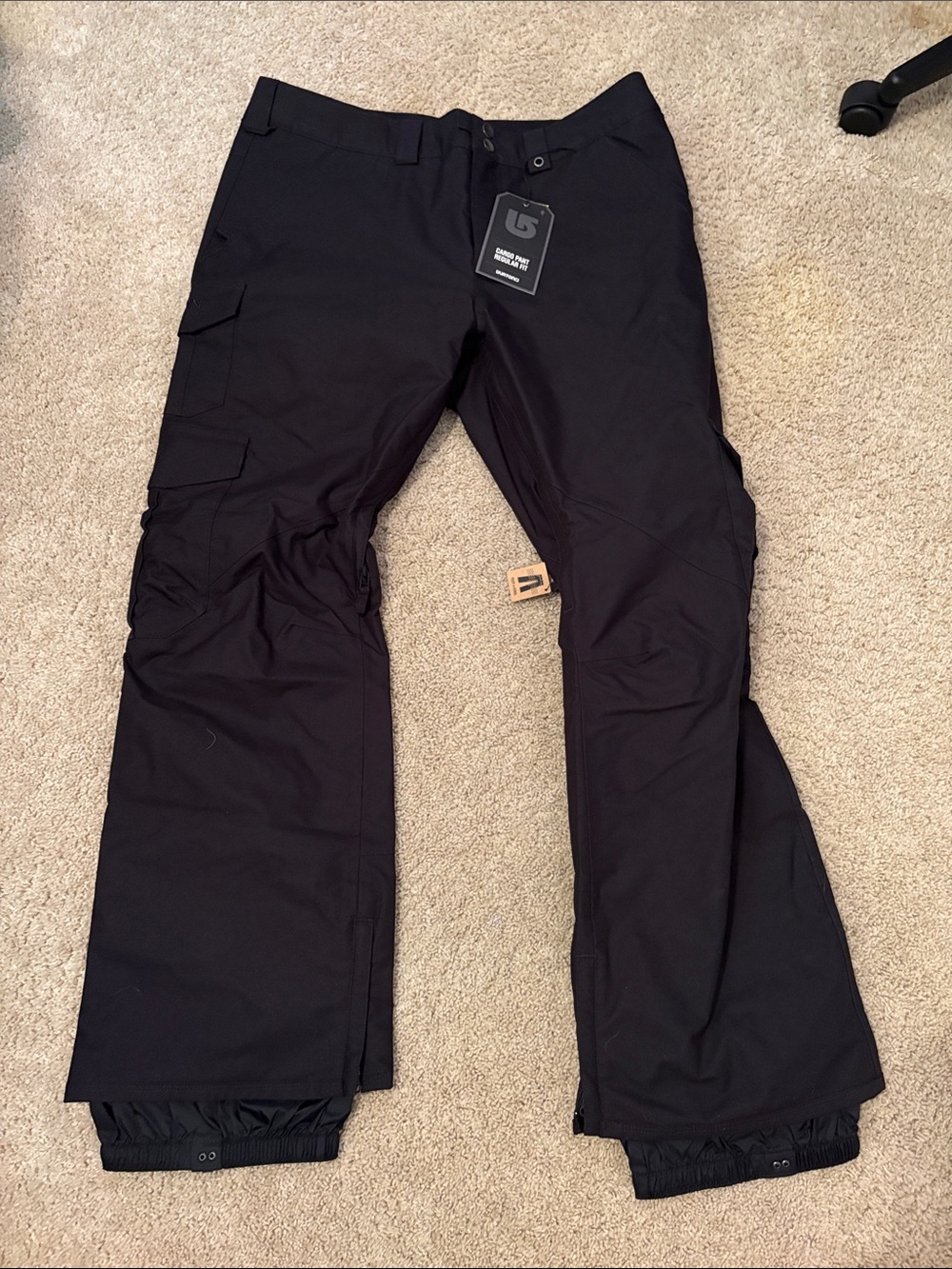 Men’s Burton DryRide Cargo Ski/Snowboard Pants XL Black